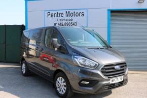 FORD TRANSIT CUSTOM 2022 (72) at Pentre Motors Denbigh