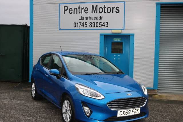 Ford Fiesta 1.0 EcoBoost Zetec 5dr Auto Hatchback Petrol Blue