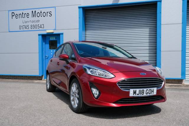 Ford Fiesta 1.0 EcoBoost Titanium 5dr Hatchback Petrol Red