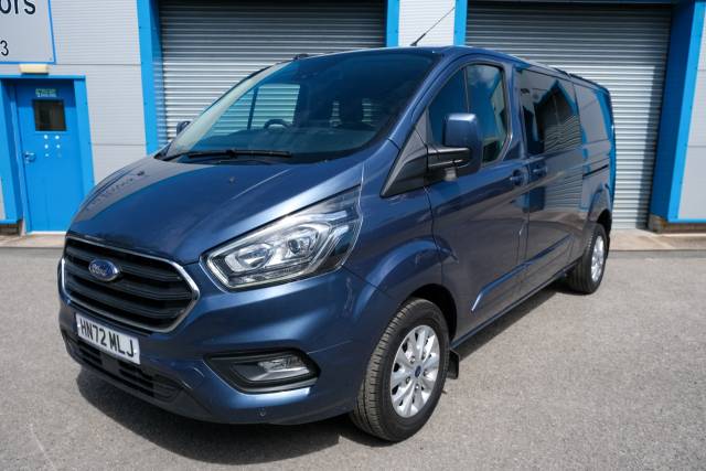 2022 Ford Transit Custom 2.0 EcoBlue 170ps Low Roof D/Cab Limited Van Auto
