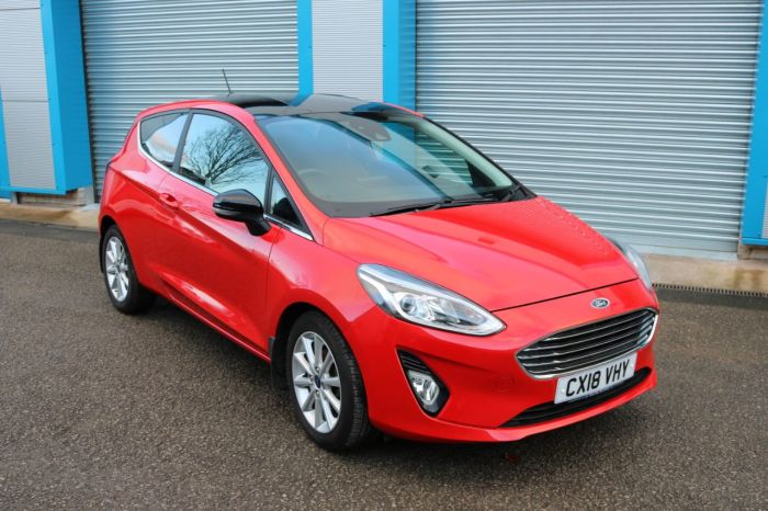 Ford Fiesta 1.5 TDCi 120 Titanium 3dr Hatchback Diesel Red