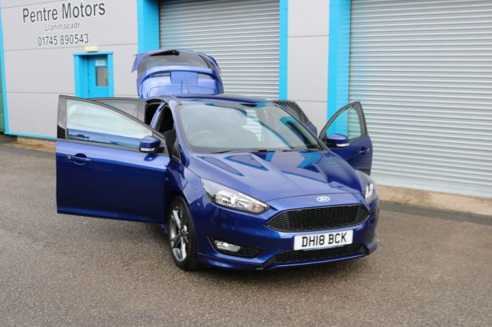 Ford Focus 1.0 EcoBoost 140 ST-Line X 5dr Hatchback Petrol Blue